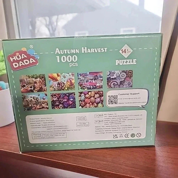 HUADADA Jigsaw Puzzles 1000 Pieces for Adults, Farm Puzzles for Adults 1000 - Picture 4 of 4